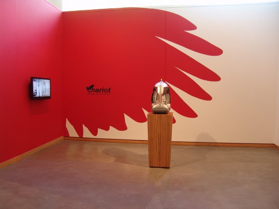 'Chariot' installation at the Lehigh Univeristy Art Gallery in Bethlehem, PA 2010